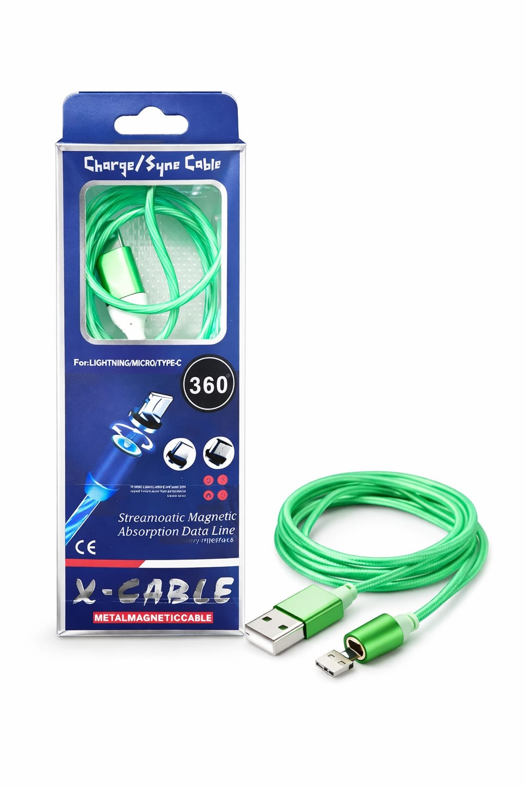 Magnetisches USB Ladekabel 360°